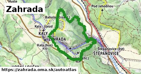 ikona Mapa autoatlas v zahrada