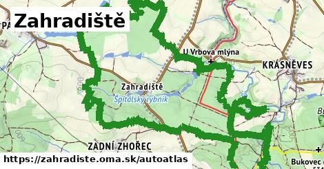 ulice v Zahradiště