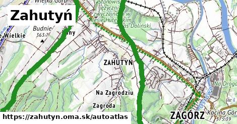 ikona Mapa autoatlas v zahutyn