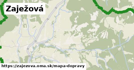 ikona Zaježová: 0 m trás mapa-dopravy v zajezova