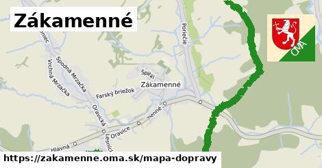 ikona Mapa dopravy mapa-dopravy v zakamenne