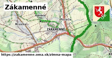 ikona Zimná mapa zimna-mapa v zakamenne