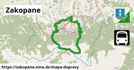 ikona Mapa dopravy mapa-dopravy v zakopane