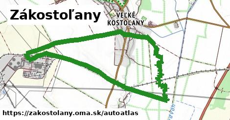 ulice v Zákostoľany