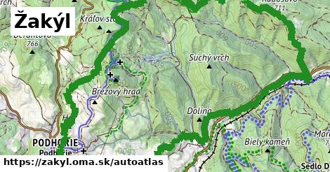 ikona Mapa autoatlas v zakyl