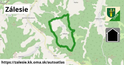 ikona Mapa autoatlas v zalesie.kk