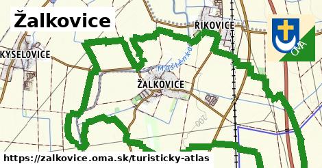 ikona Turistická mapa turisticky-atlas v zalkovice