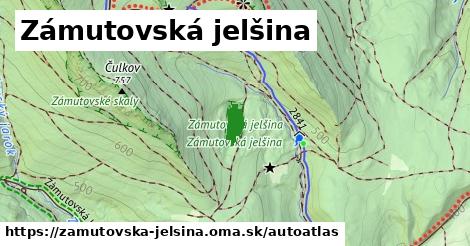 ulice v Zámutovská jelšina