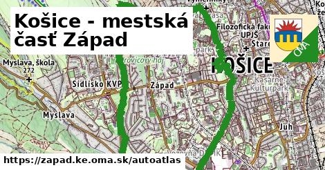 ikona Mapa autoatlas v zapad.ke