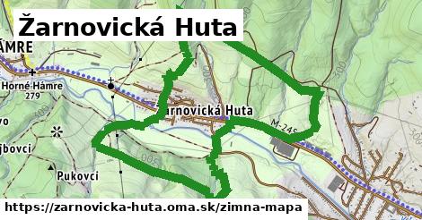 ikona Žarnovická Huta: 0 m trás zimna-mapa v zarnovicka-huta