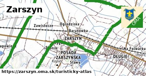 ikona Turistická mapa turisticky-atlas v zarszyn