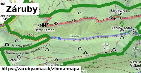 ikona Zimná mapa zimna-mapa v zaruby