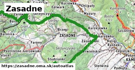 ikona Mapa autoatlas v zasadne