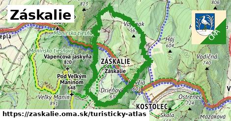 ikona Turistická mapa turisticky-atlas v zaskalie