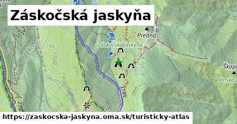 ikona Turistická mapa turisticky-atlas v zaskocska-jaskyna