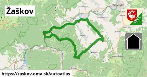 ikona Mapa autoatlas v zaskov