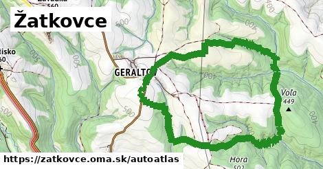 ikona Mapa autoatlas v zatkovce