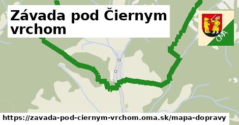 ikona Mapa dopravy mapa-dopravy v zavada-pod-ciernym-vrchom