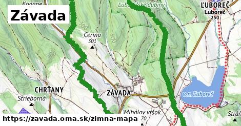 ikona Zimná mapa zimna-mapa v zavada