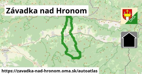 ikona Mapa autoatlas v zavadka-nad-hronom