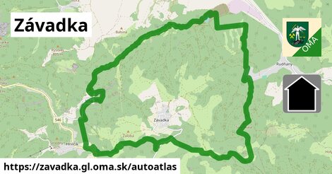 ulice v Závadka, okres GL