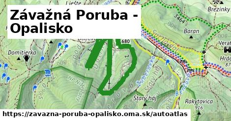 ikona Mapa autoatlas v zavazna-poruba-opalisko