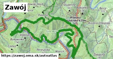 ikona Mapa autoatlas v zawoj