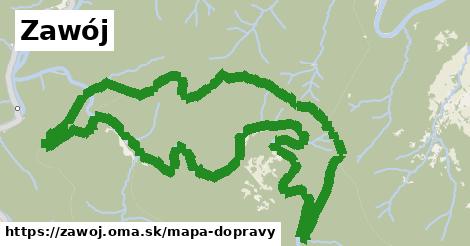 ikona Mapa dopravy mapa-dopravy v zawoj