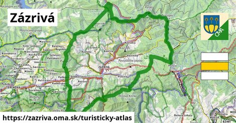 ikona Turistická mapa turisticky-atlas v zazriva