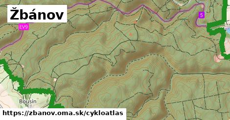 ikona Žbánov: 32 km trás cykloatlas v zbanov