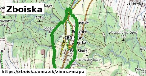 ikona Zimná mapa zimna-mapa v zboiska