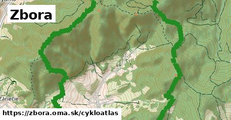 ikona Zbora: 0 m trás cykloatlas v zbora