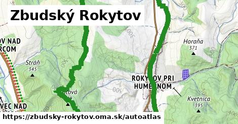 ulice v Zbudský Rokytov