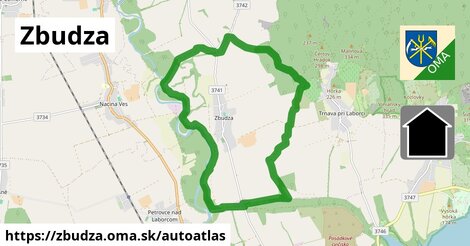 ikona Mapa autoatlas v zbudza