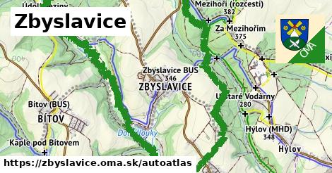 ikona Mapa autoatlas v zbyslavice