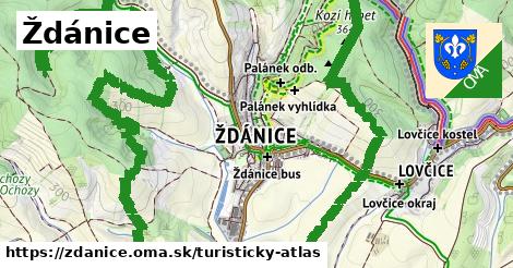 ikona Turistická mapa turisticky-atlas v zdanice