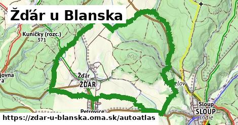 ikona Mapa autoatlas v zdar-u-blanska