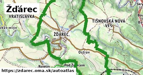 ikona Mapa autoatlas v zdarec