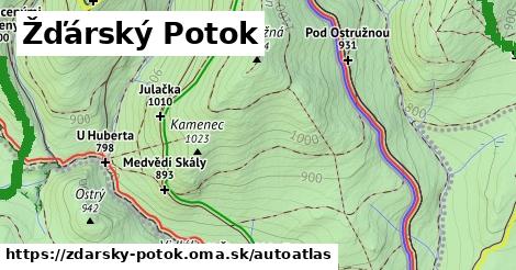 ikona Mapa autoatlas v zdarsky-potok