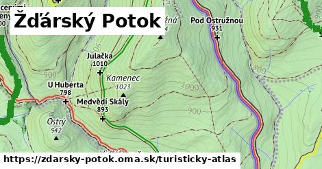 ikona Turistická mapa turisticky-atlas v zdarsky-potok