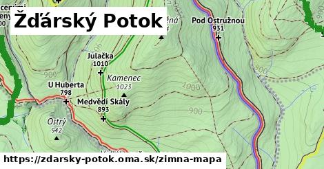 ikona Zimná mapa zimna-mapa v zdarsky-potok