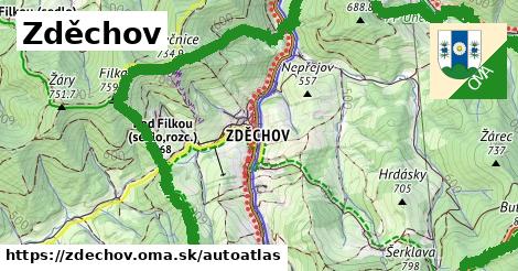 ikona Mapa autoatlas v zdechov