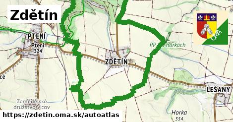 ikona Mapa autoatlas v zdetin