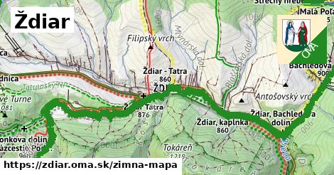 ikona Zimná mapa zimna-mapa v zdiar