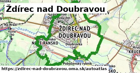 ikona Mapa autoatlas v zdirec-nad-doubravou