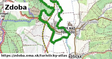 ikona Zdoba: 0 m trás turisticky-atlas v zdoba