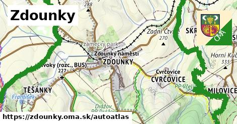 ikona Mapa autoatlas v zdounky