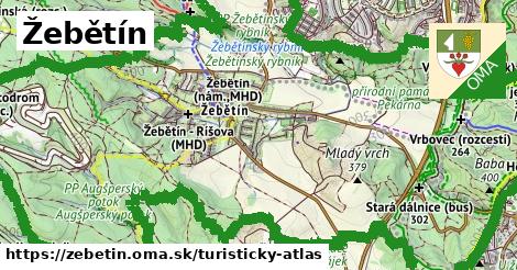 ikona Turistická mapa turisticky-atlas v zebetin