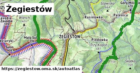 ikona Mapa autoatlas v zegiestow