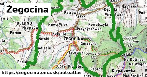 ikona Mapa autoatlas v zegocina